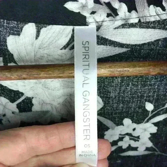 Spiritual gangster Maya Kimono cover up robe One size - Picture 8 of 10